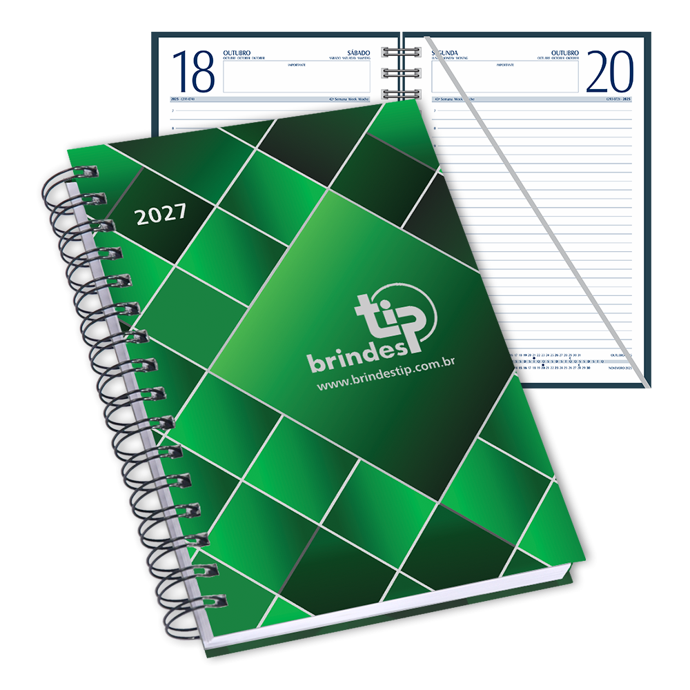 Agenda Classic c/ garratip, capa Bicolor Laminada-085BL