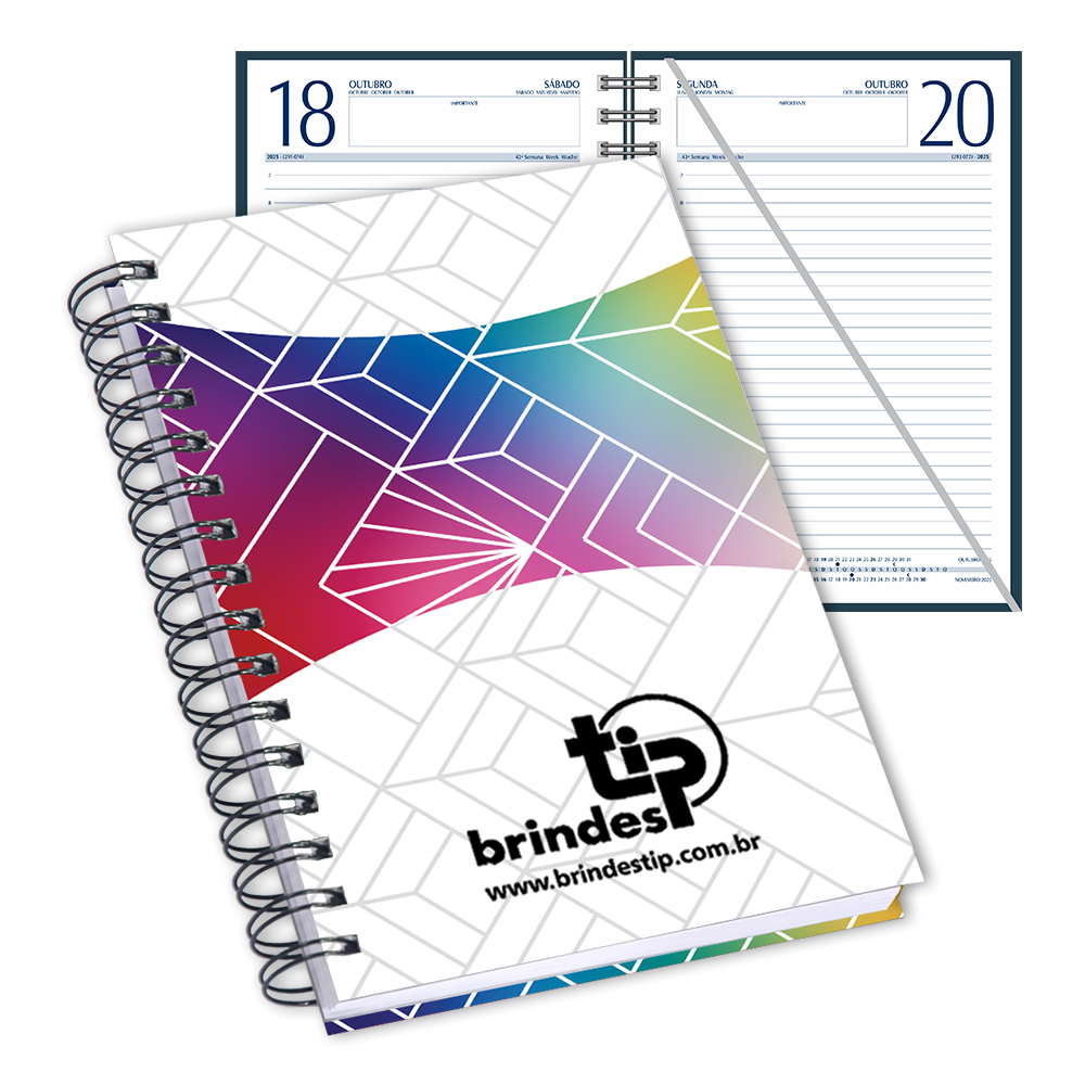 Agenda Classic c/ garratip, capa Laminada Impressa-085BI