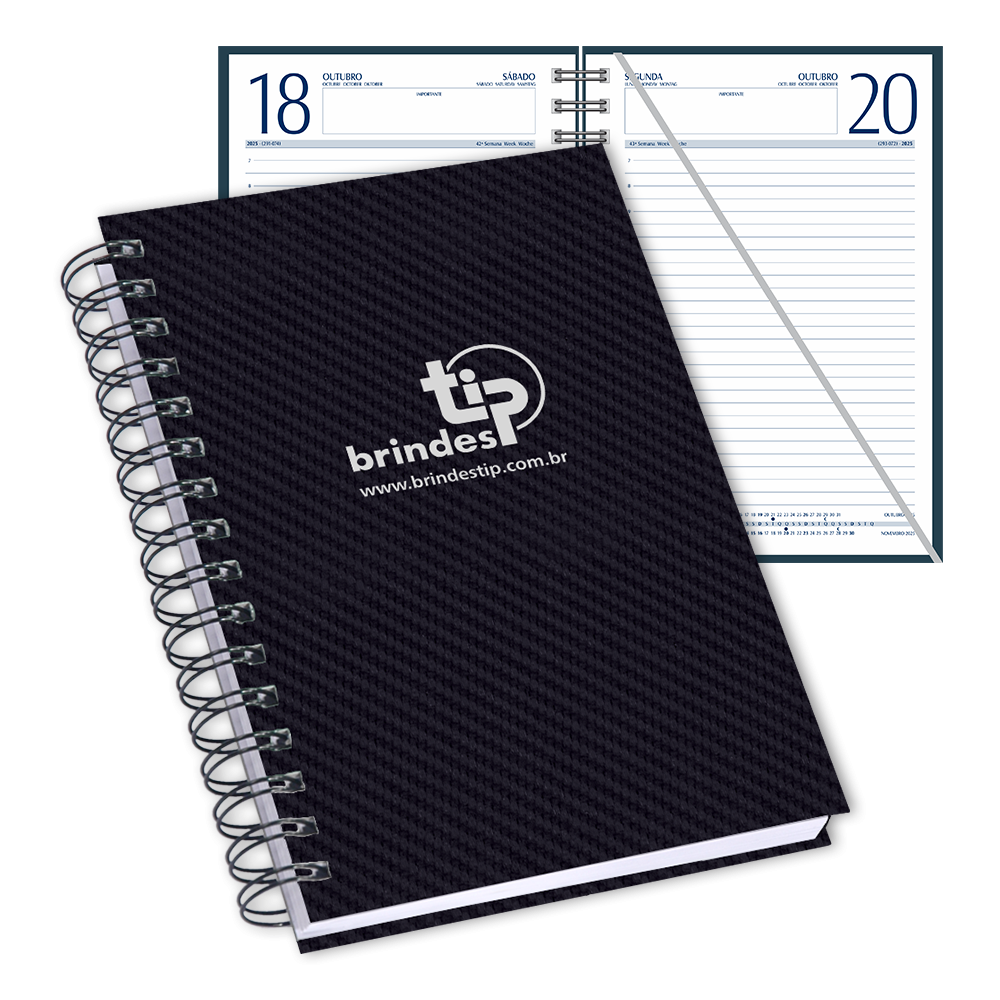 Agenda Classic c/ garratip, capa Milão-085ML