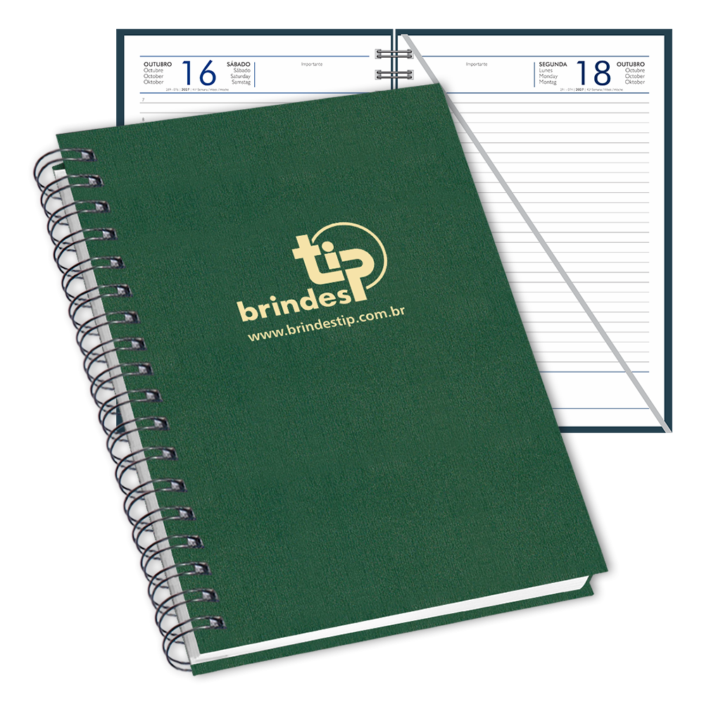 Agenda Eurotip c/ garratip, capa Platinotip-025PL