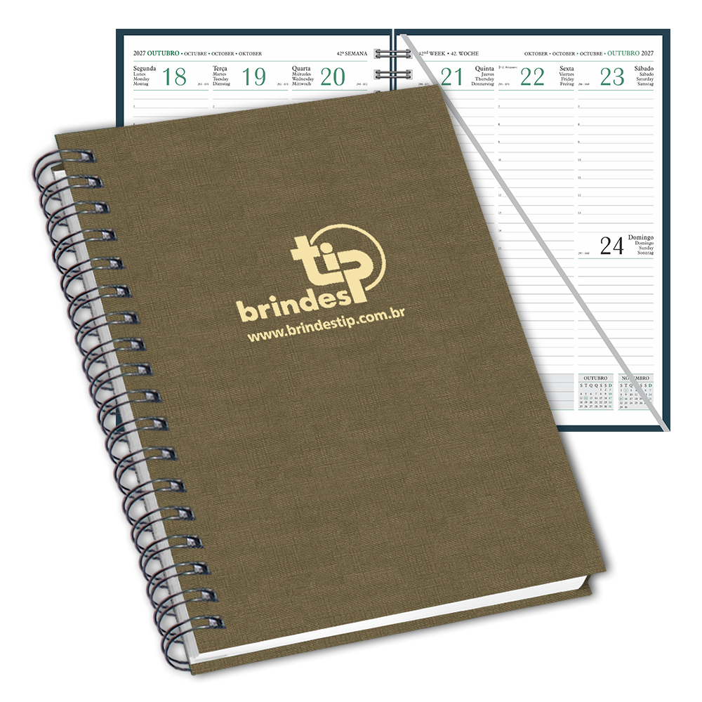 Agenda Executiva c/ garratip, capa Taipé-035TA