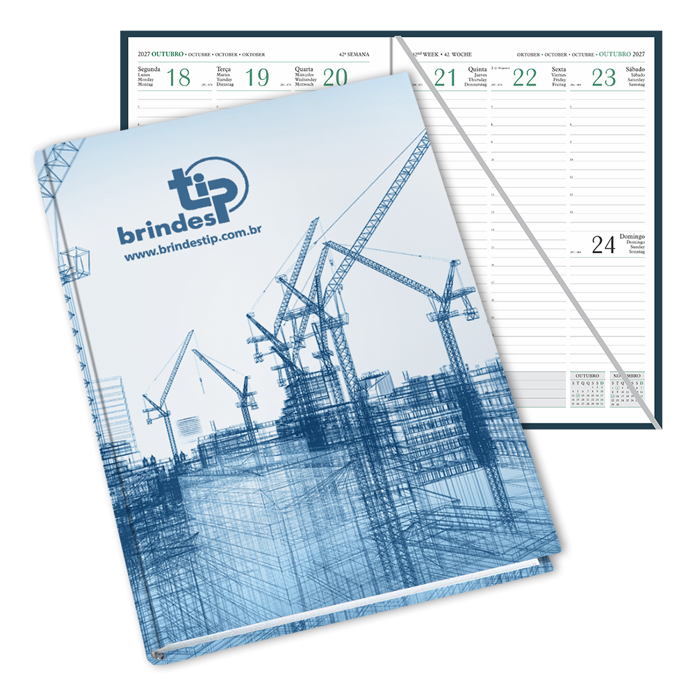 Agenda Executiva, capa Laminada Impressa-031BI