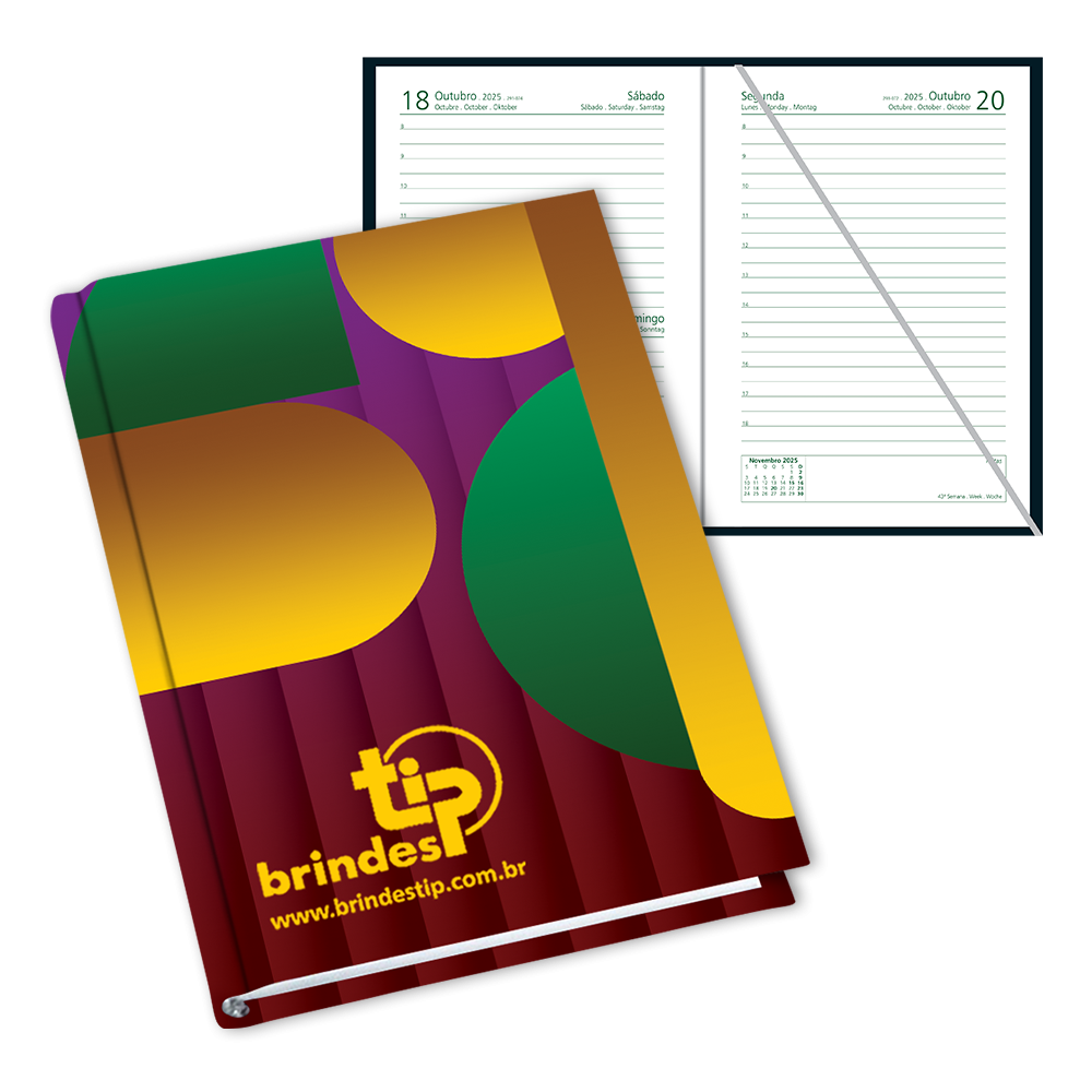 Agenda Menor, capa Laminada Impressa-121BI