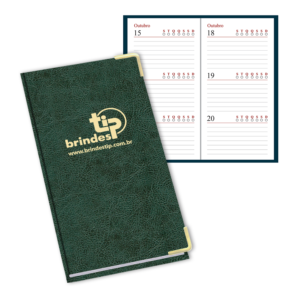 Agenda Permanente Vertical, capa Courite-151C