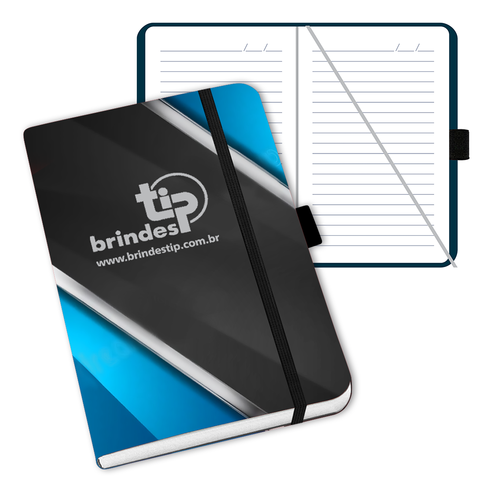 Bloco Tipskine Branco Pautado, capa Laminada Impressa-351BI