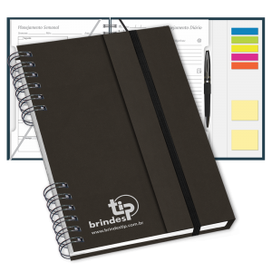 Cadertip Planner Capanga c/ garra dupla, capa Osaka-407OK