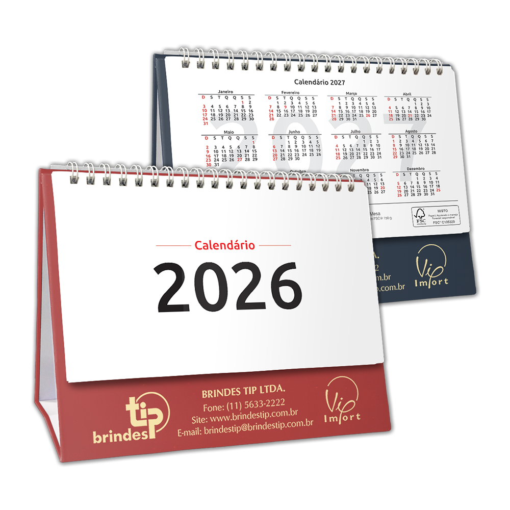 Folhinha Capa Dura c/ Garratip p/ Mesa, capa Sevilha-210SV