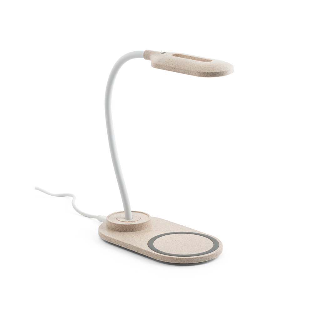 Luminária de mesa com carregador wireless.-58517